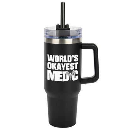 Worlds Okayest Medic Tumbler