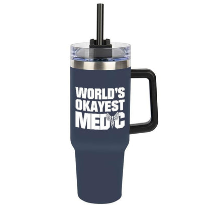 Worlds Okayest Medic Tumbler