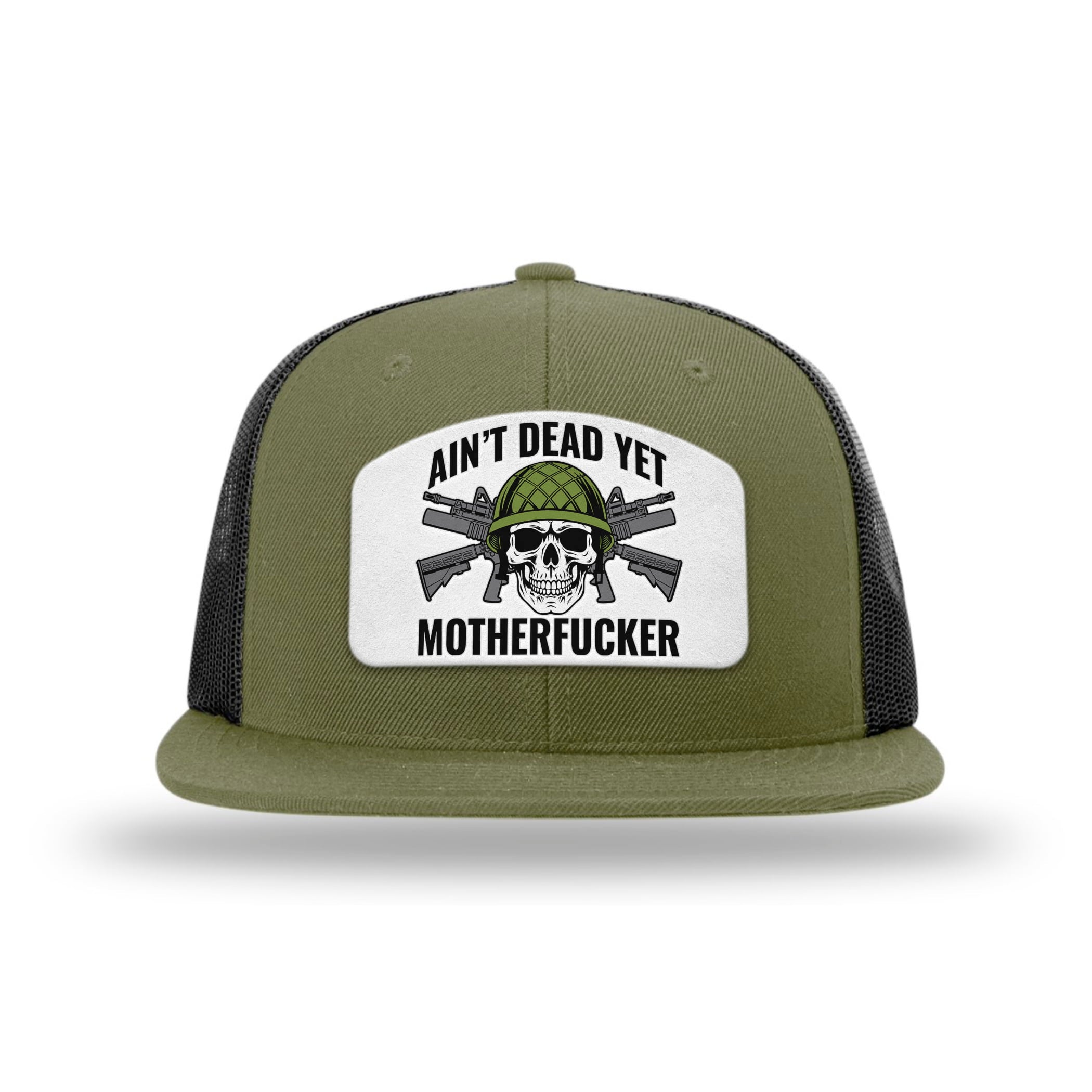Aint Dead Yet MF Patch Flat Bill Hat