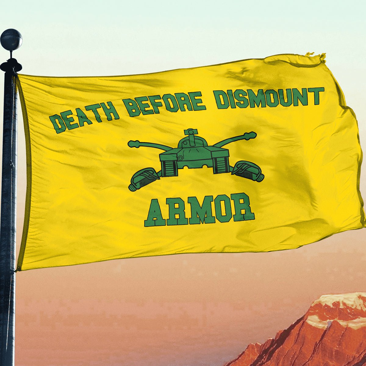 Death Before Dismount - Flag