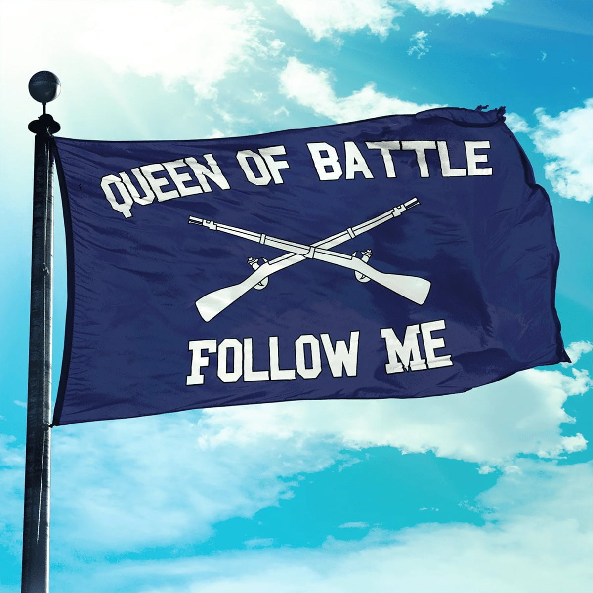 Queen of Battle - Flag