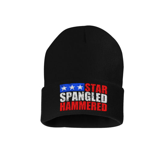 Star Spangled Hammered Beanie