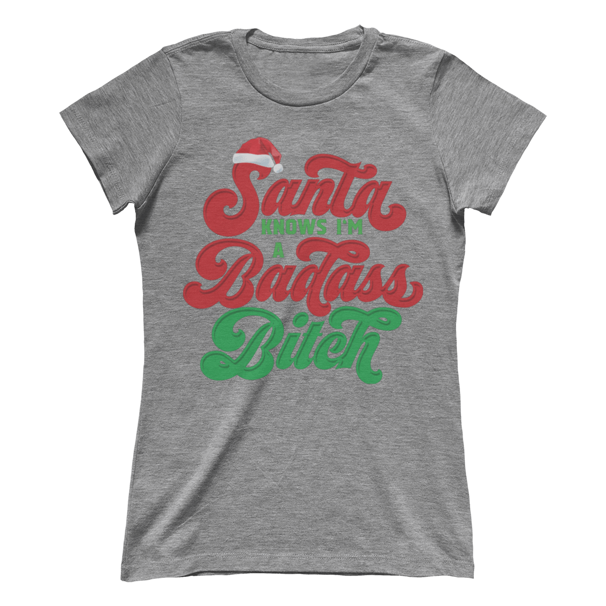 Santa Knows Bitch (Ladies)