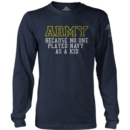 No One Played Navy Long Sleeve