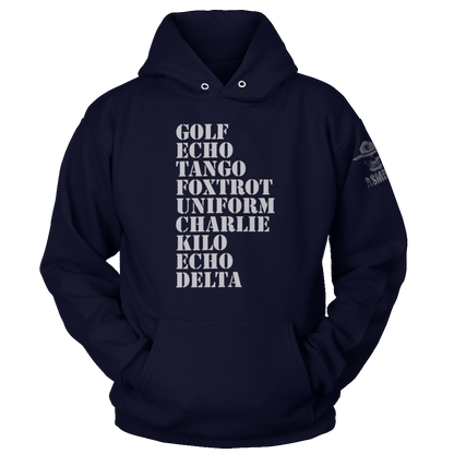 Get F - Phonetic Hoodie