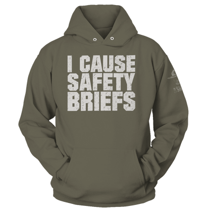 I Cause Safety Briefs Hoodie