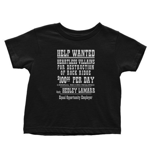 Help Wanted - Rock Ridge (Toddlers)