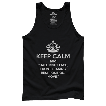 Keep Calm and Half Right Face