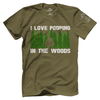 Love Pooping In The Woods