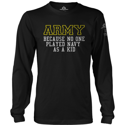 No One Played Navy Long Sleeve