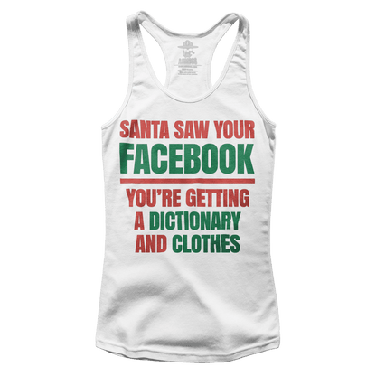 Santa Saw Your Facebook (Ladies)