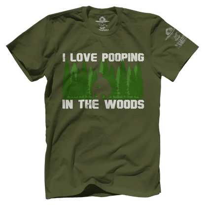 Love Pooping In The Woods