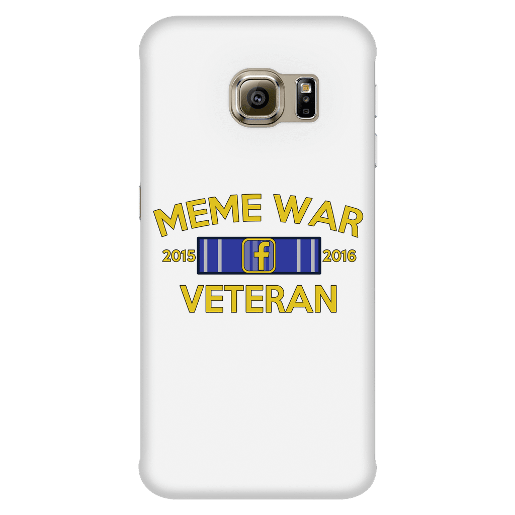 Meme War Veteran Phone Case WHITE