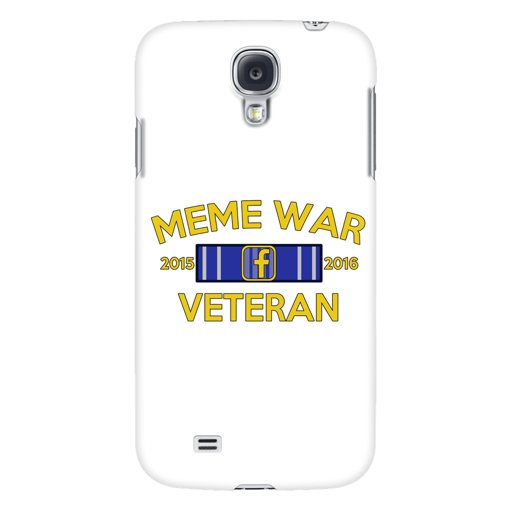 Meme War Veteran Phone Case WHITE