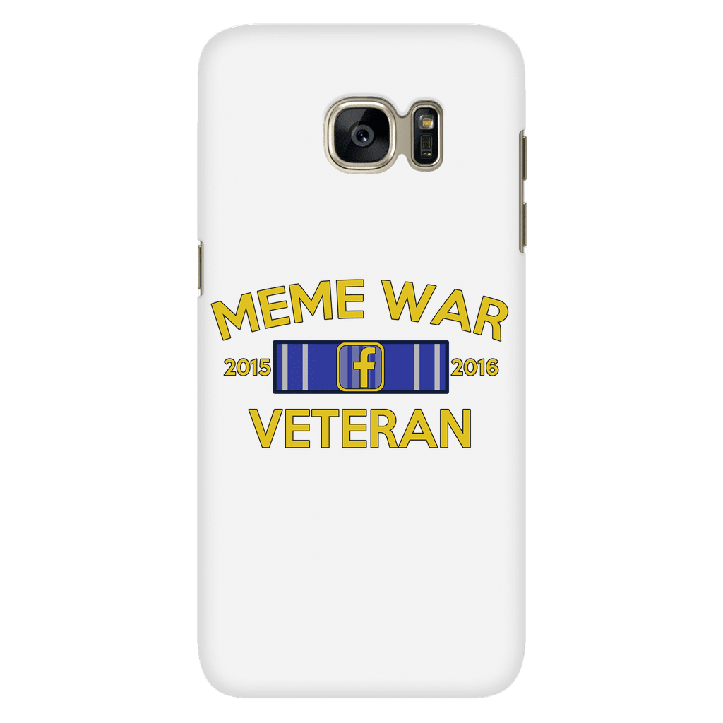 Meme War Veteran Phone Case WHITE