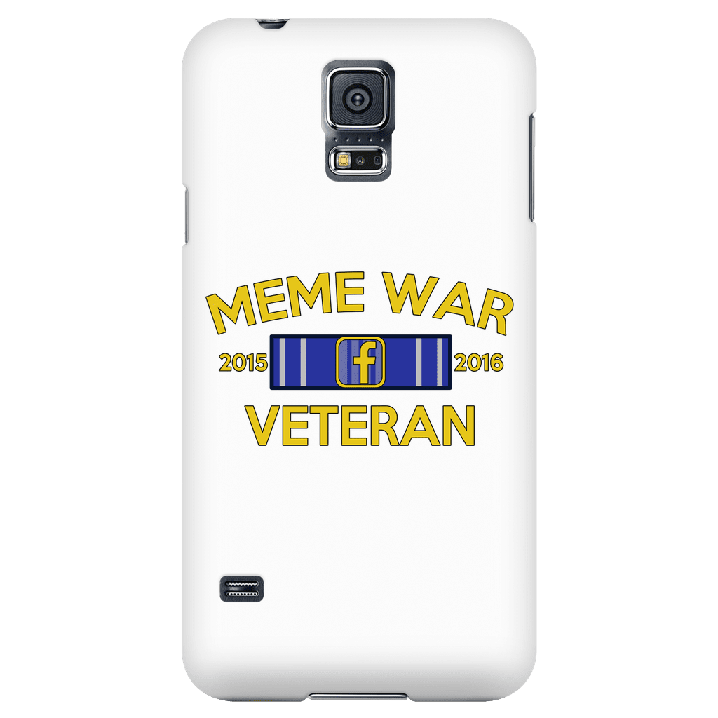 Meme War Veteran Phone Case WHITE