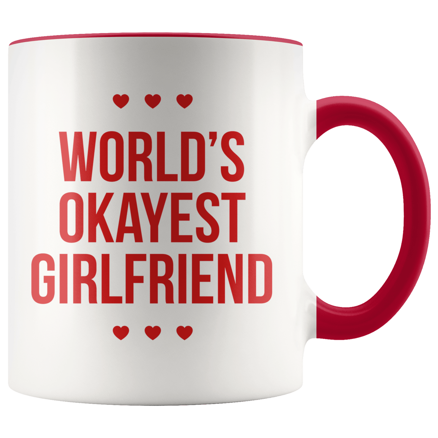 World’s Okayest Girlfriend - Coffee Mug - old