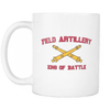 Artillery King of Battle Mug WHITE