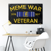 Meme War Veteran Flag BLACK
