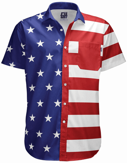 American Flag Button Down - Greater Half