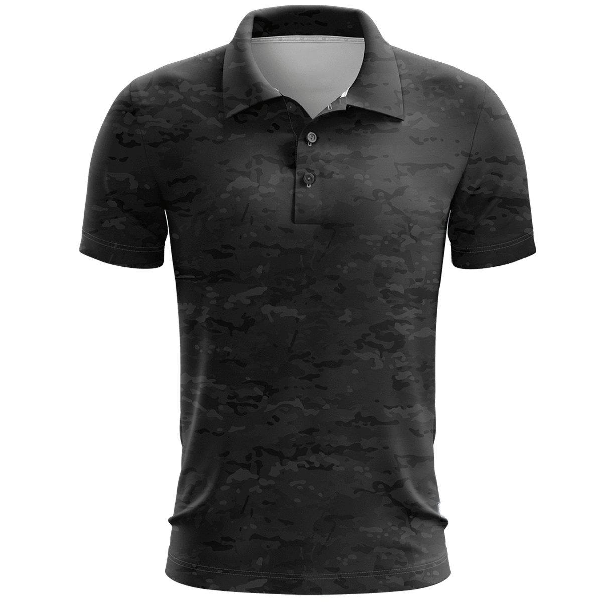 Golf Polo SMALL Black Camo Golf Polo