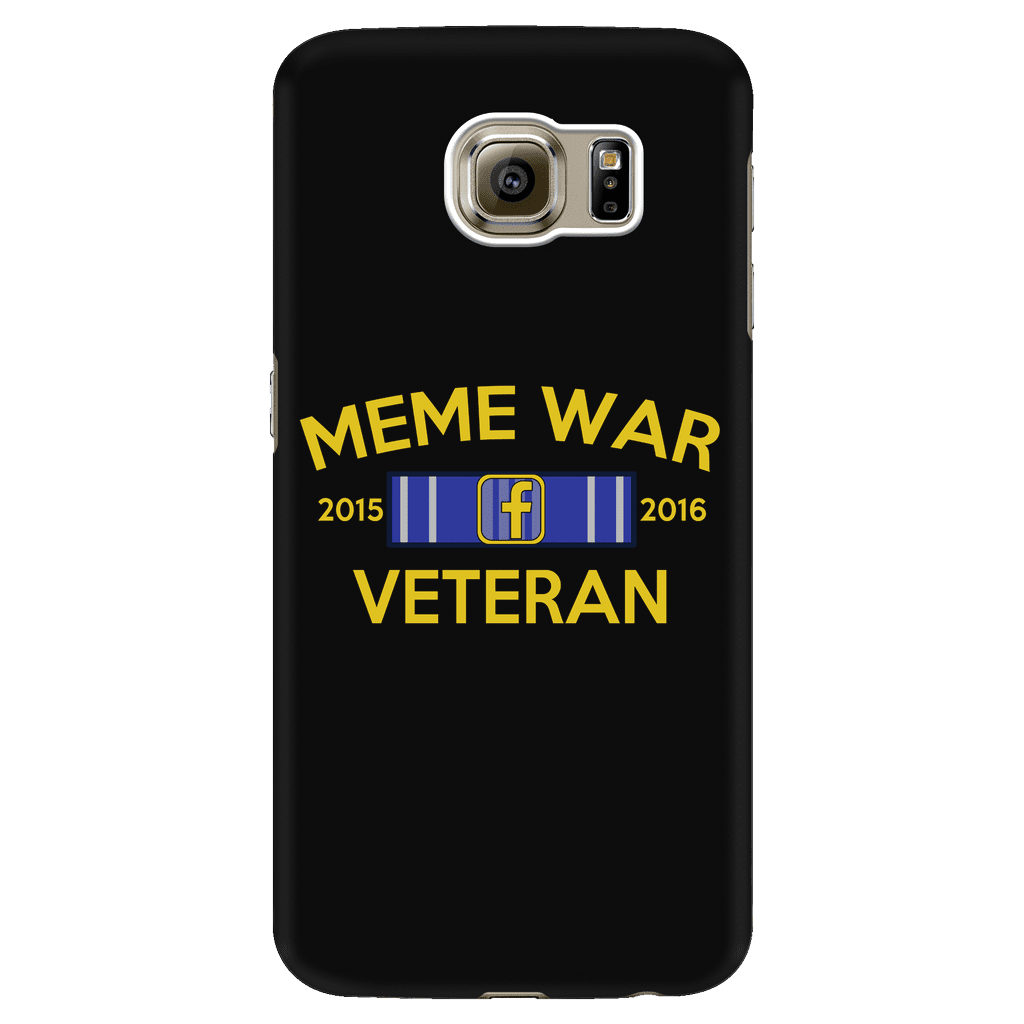 Meme War Veteran Phone Case BLACK