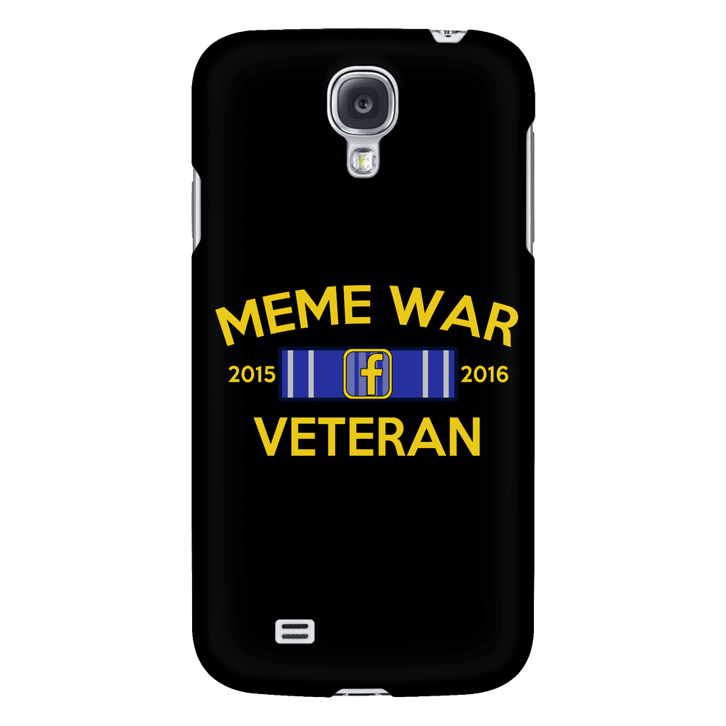 Meme War Veteran Phone Case BLACK