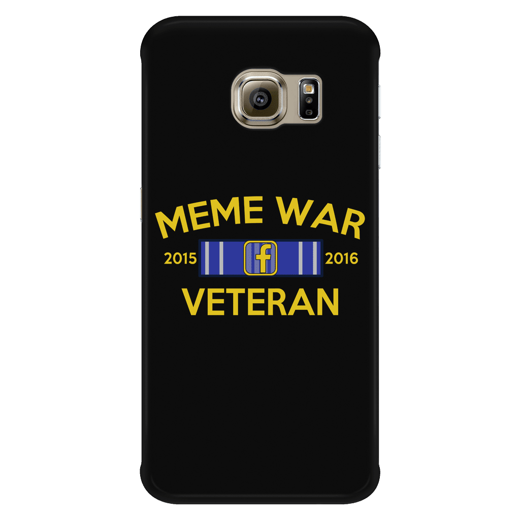 Meme War Veteran Phone Case BLACK