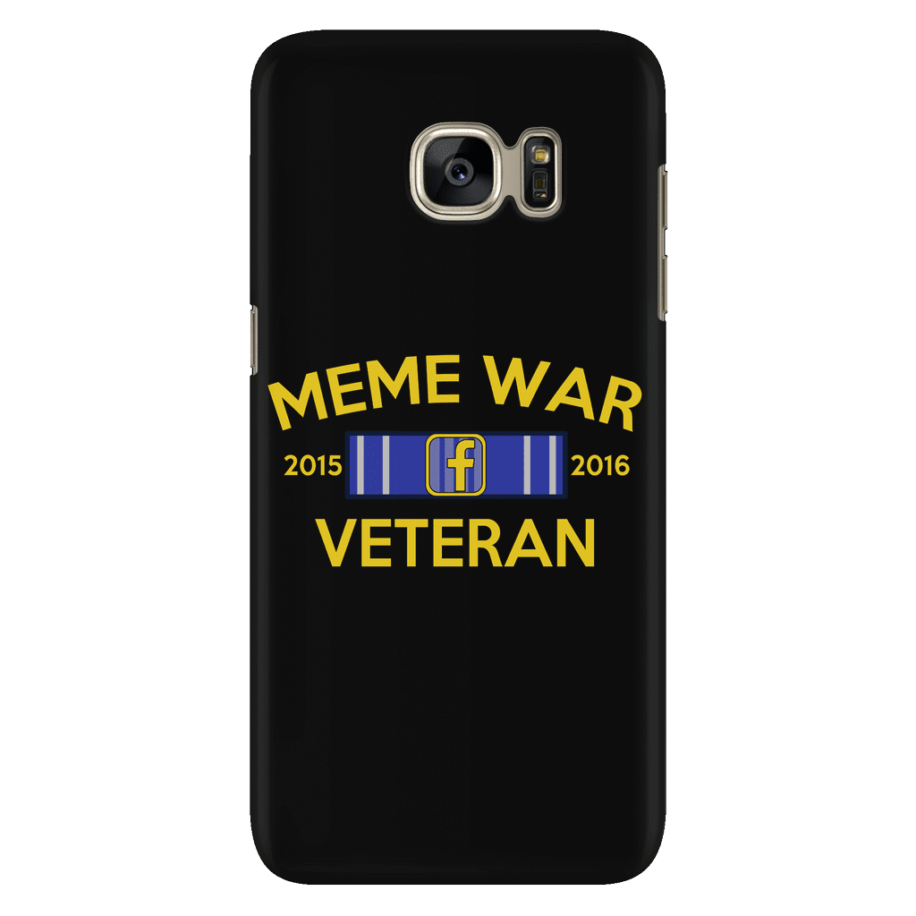 Meme War Veteran Phone Case BLACK