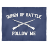 Infantry Queen of Battle Fleece Blanket