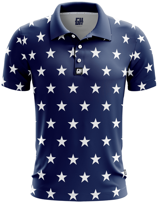 Stars No Bars Golf Polo