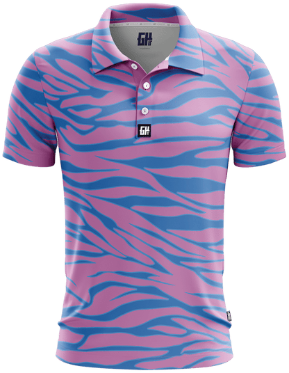 Trippin Zebra Golf Polo