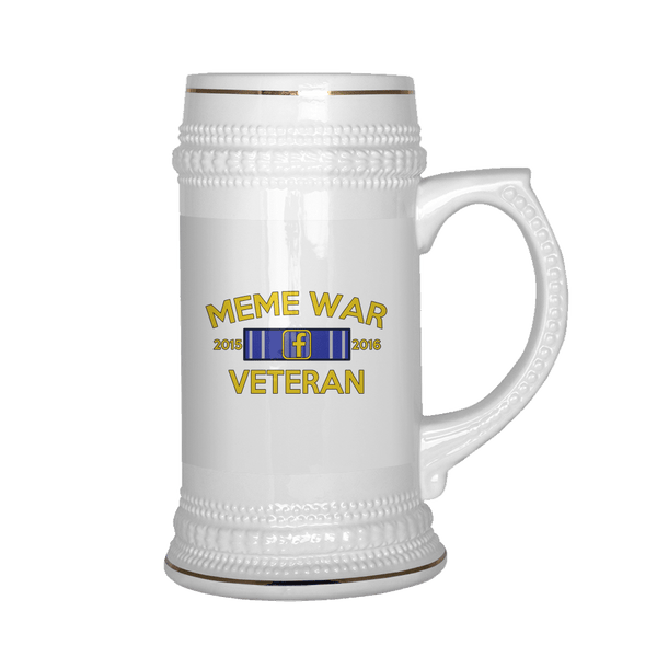 Meme War Veteran Beer Stein
