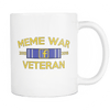 Meme War Veteran Mug WHITE