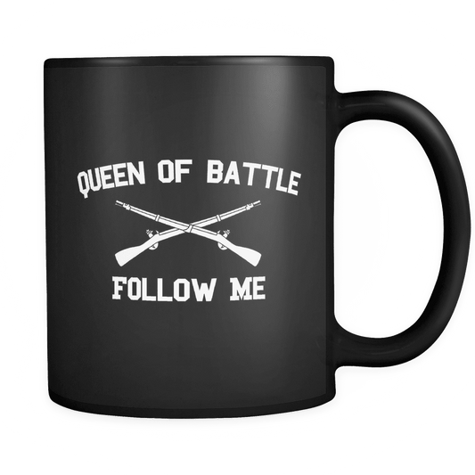 Infantry Queen of Battle Mug BLACK