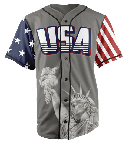 Limited Edition Grey America #1 Jersey - Keep America American