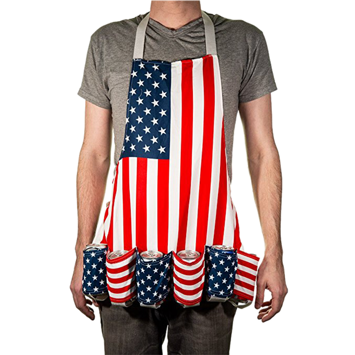 Patriotic Beer Belt Apron