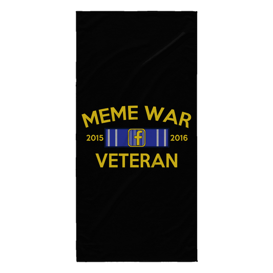 Meme War Veteran Beach Towel