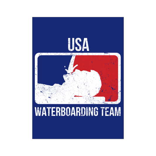 USA Waterboarding Team Poster