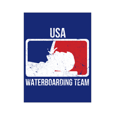 USA Waterboarding Team Poster