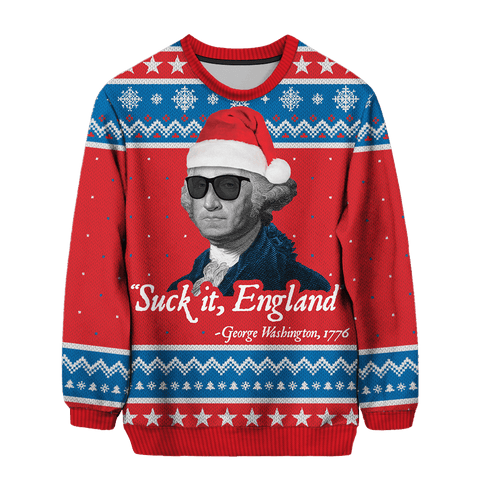 Suck It England Christmas Sweater