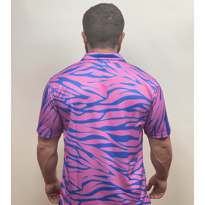 Trippin Zebra Golf Polo