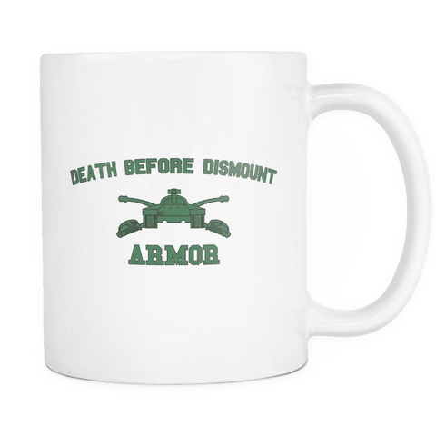 Armor Death Before Dismount Mug