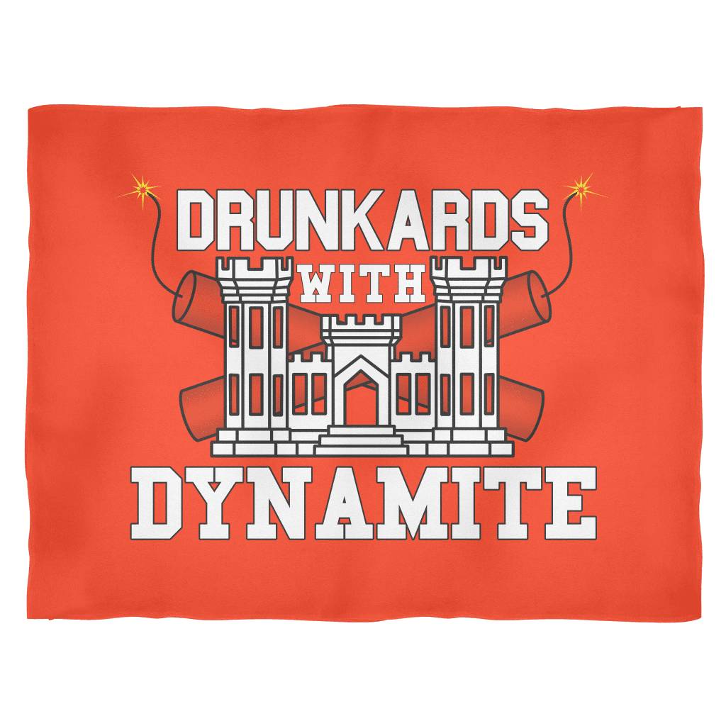 Drunkards With Dynamite Fleece Blanket