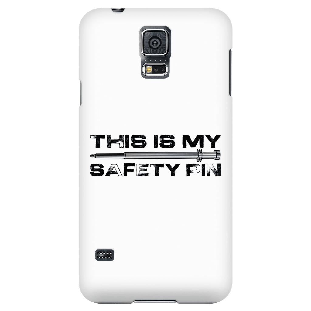 My Safety Pin Phone Case WHITE