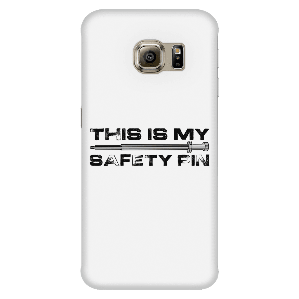 My Safety Pin Phone Case WHITE