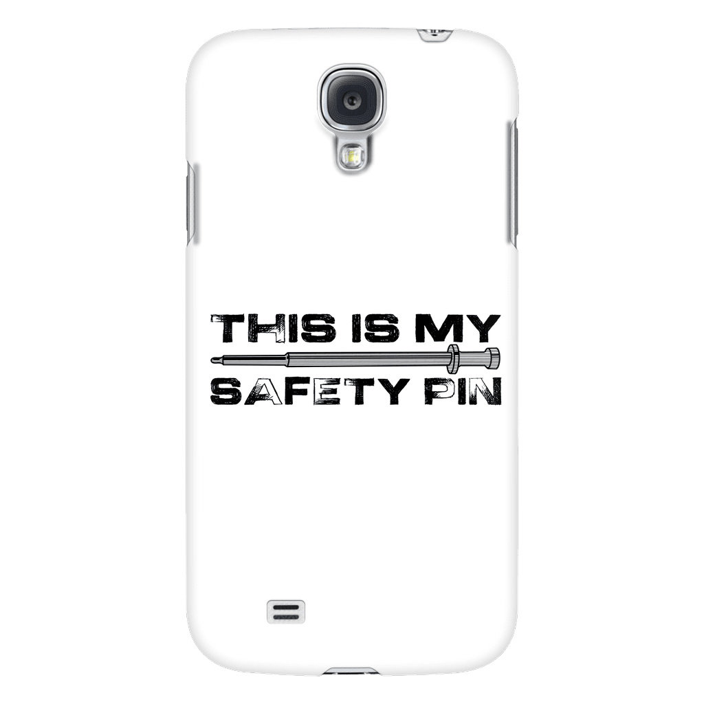 My Safety Pin Phone Case WHITE