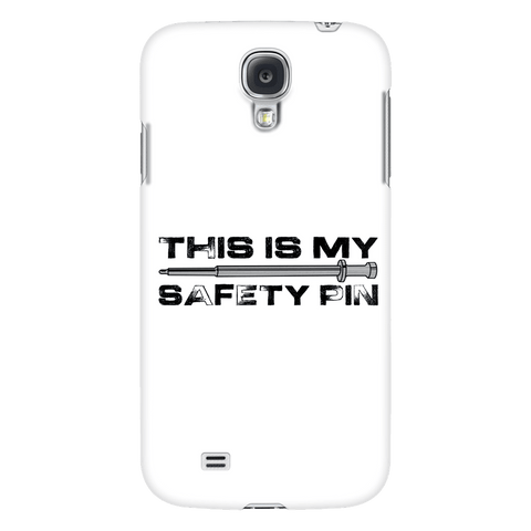 My Safety Pin Phone Case WHITE