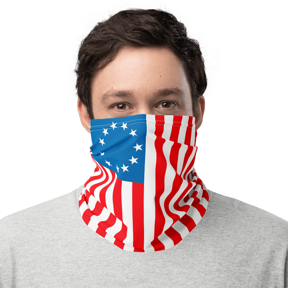 Betsy Ross Flag Face Gaiter