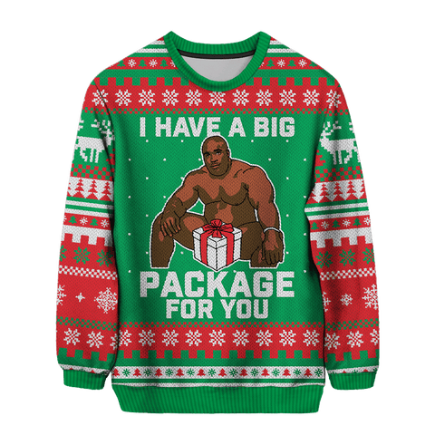 Big Black Package Sweater